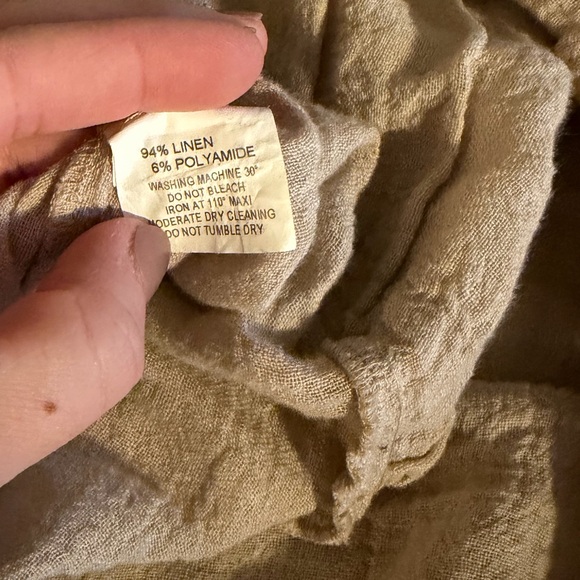 Les Ours Tiered Linen Dress - Picture 7 of 7